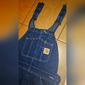 Carhartt denim bibs size 30 × 28